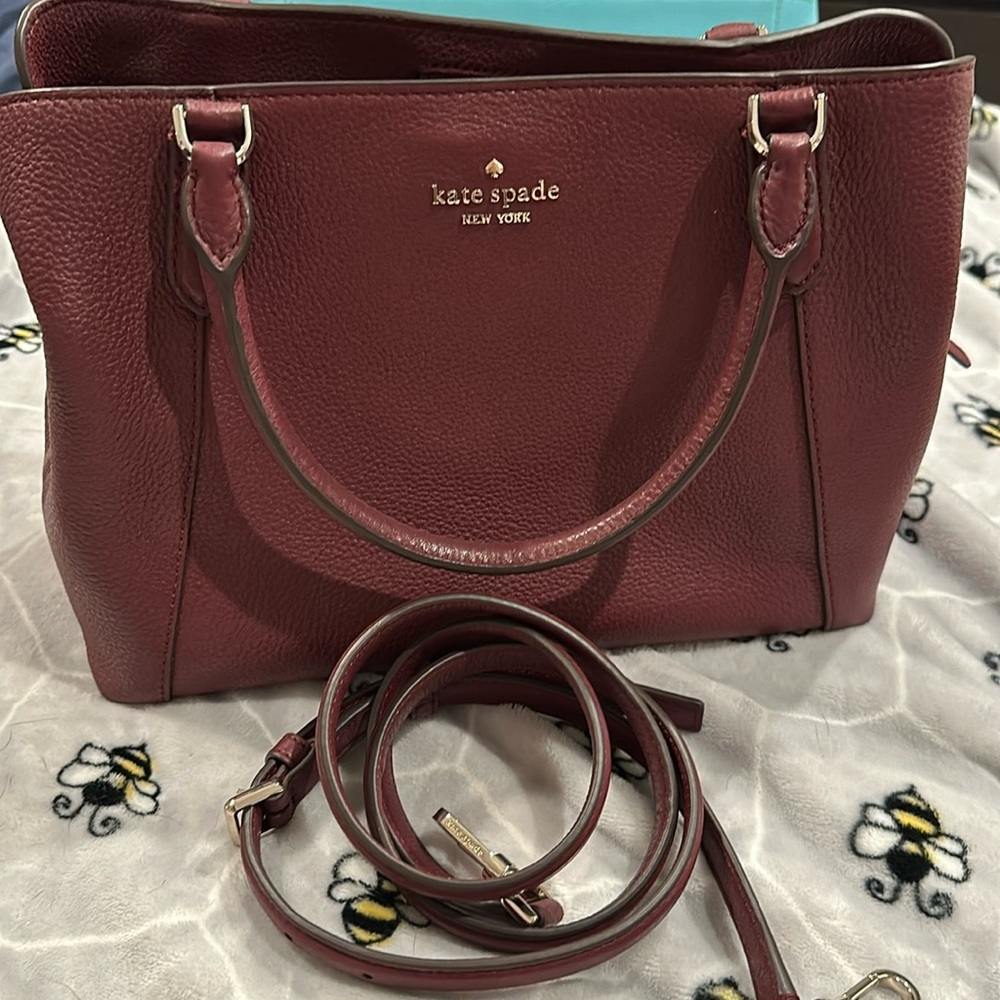 Authentic Kate Spade Burgundy purse